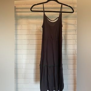 Solid black flowy sundress
